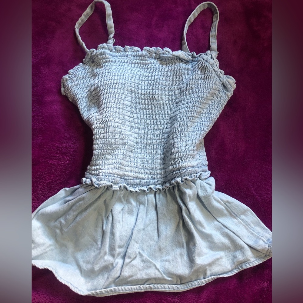 Blue Old Navy Babydoll Top